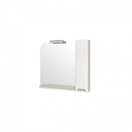 Зеркало Бостон 95 с подсветкой и пеналом справа