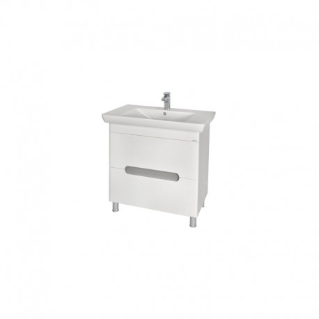 Шкаф Бостон 85 с мебельным умывальником Порто 85