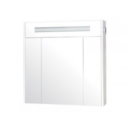 Шкаф настенный с зеркалом Париж 80 с подсветкой