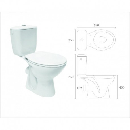 Президент (67х35х75) подвод воды снизу