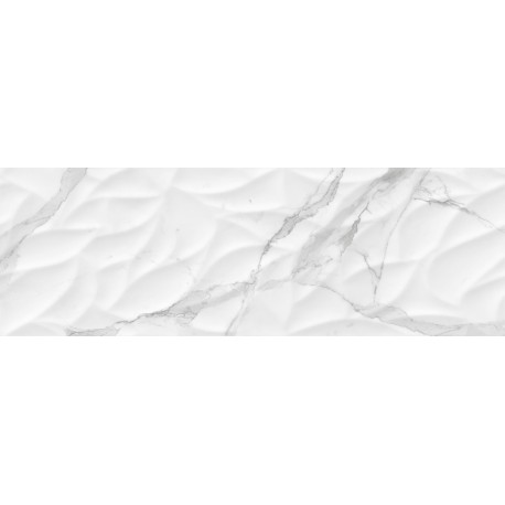 Statuario White плитка настенная структурная 25х75