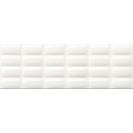 White glossy pillow
